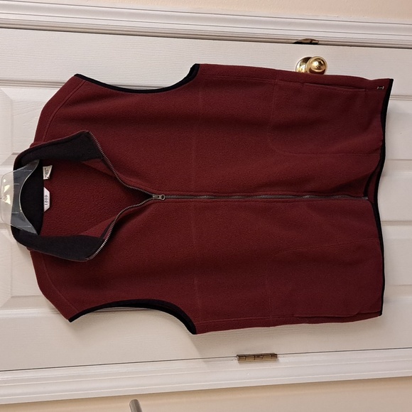 Izod Vest Maroon UNISEX XL (#1) - Picture 2 of 8